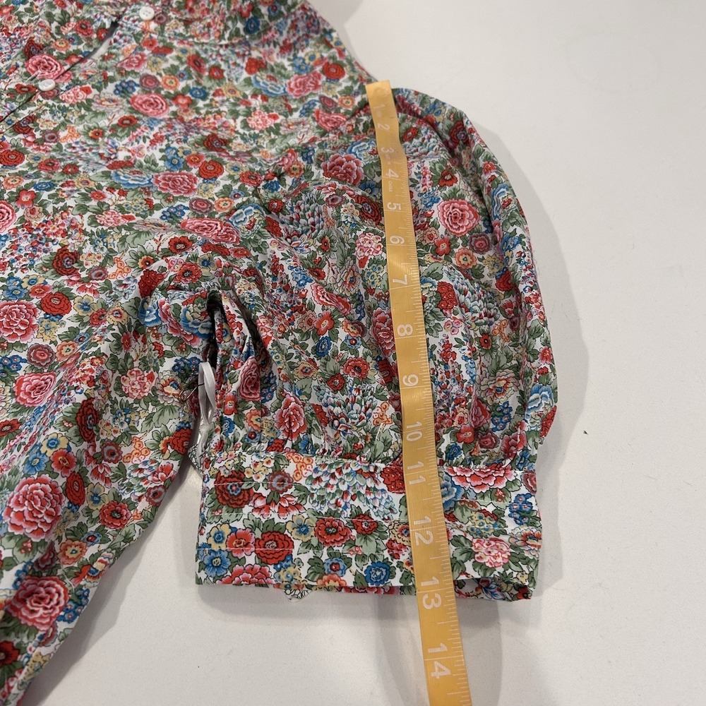 Hyacinth House Louisa Maxi Dress Size M NWT Red Floral Multi Cottage Feminine - Picture 15 of 16